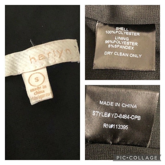 Harlyn Sequin Cocktail Dress Short Sleeves Front‎ Slit Size S - Picture 11 of 12